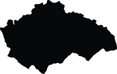 Obraz premium Agua De Dios Colombia silhouette map