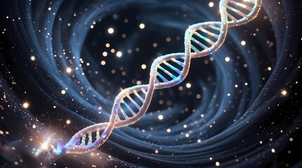 abstract blue background with stars