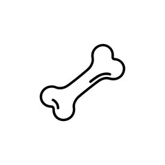 Obraz premium Bone icon in minimalistic style