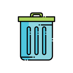 Graphic of a Trash Can