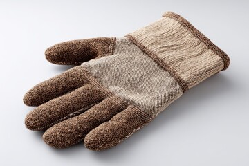 Close-up of a high-quality, durable gardening glove with a textured surface, designed for comfort and protection during outdoor work, showcasing craftsmanship.