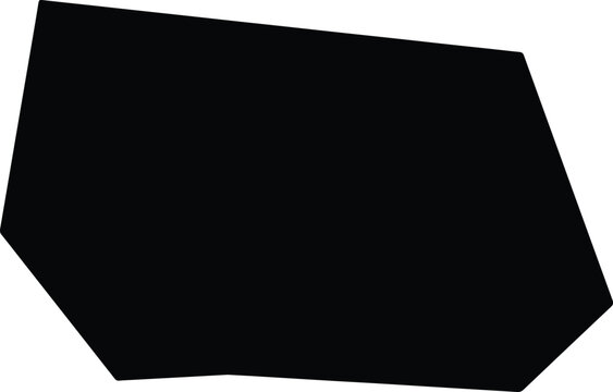 Adjuntas United States silhouette map