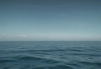 Obraz premium Subtle light blue to deeper teal gradient, calming ocean vibe , blue, aesthetic