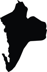 Ad Durayhimi Yemen silhouette map