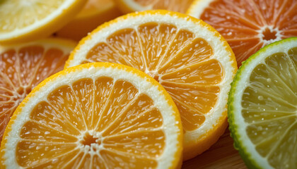 Sliced Citrus Fruits
