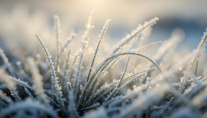 Frosty Grass Blades