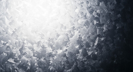 Crystalline ice texture abstract background light gradient