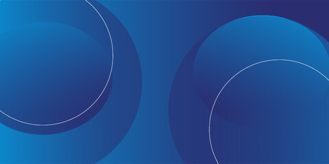 Abstract blue background with circles. Dynamic shapes composition. Eps10 vector