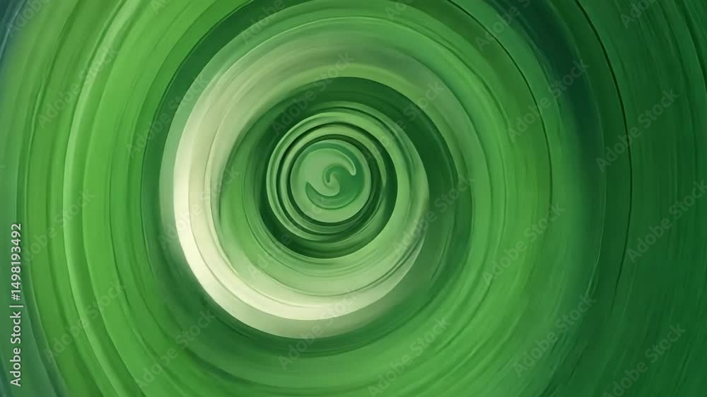 Poster mesmerizing abstract swirl of green hues creates sense of depth and movement, inviting exploration o