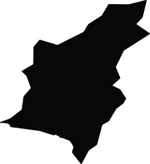 Aki Japan silhouette map