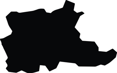 Akhuryan Armenia silhouette map