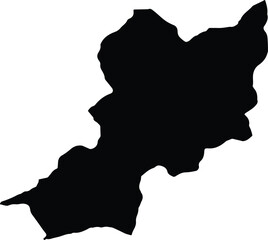 Akhalkalaki Georgia silhouette map