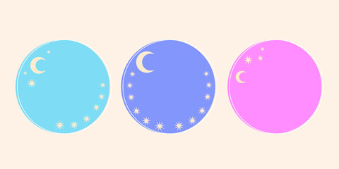 Baby Shower Frame Decoration. Bright Positive Frame Border Icon. Graphic Playful Colorful Background Symbol. Festive Simple Canvas Text Bubble. Happy Birthday Party Greeting Card Design Part.