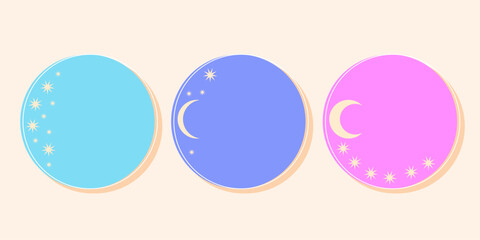 Baby Shower Frame Decoration. Bright Positive Frame Border Icon. Graphic Playful Colorful Background Symbol. Festive Simple Canvas Text Bubble. Happy Birthday Party Greeting Card Design Part.