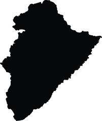 Alvarado Colombia silhouette map