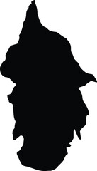 Alvarado Costa Rica silhouette map