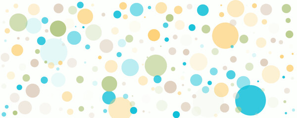 A lively composition of colorful orbs in various hues floating freely, with a sense of playful movement and a cheerful, festive atmosphere.