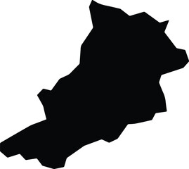 Altin&oacute;polis Brazil silhouette map