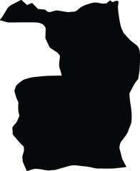 Alpu Turkey silhouette map