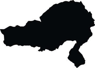 Alonso de Ib&aacute;&ntilde;ez Bolivia silhouette map