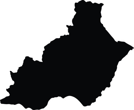 Almeria Spain silhouette map