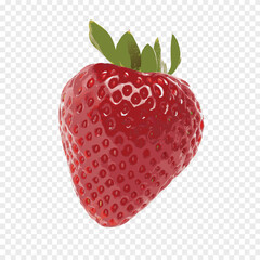 vector strawberry on white background