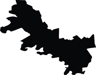 ALEXANDRU I  CUZA Romania silhouette map