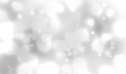 漫画の感情表現に使えるポワポワの白黒背景イラスト（効果・ふんわり・モノクロ）