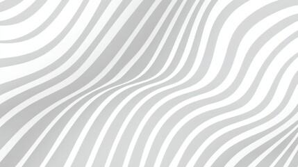 Gray and white wavy stripes blending seamlessly, generating contemporary abstract background with flowing, sophisticated design pattern