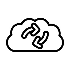 CloudStorageSync line icon