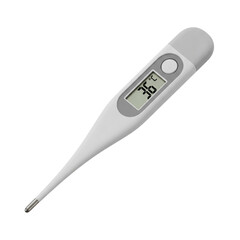 Digital thermometer with LCD display