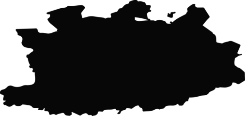 Poster Antwerpen Antwerpen Belgium silhouette map  © Mappingz