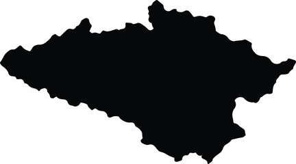 Fototapeta premium Anta Peru silhouette map