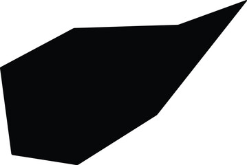 Anpingxian China silhouette map