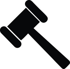 silhouette of the constitutional gavel