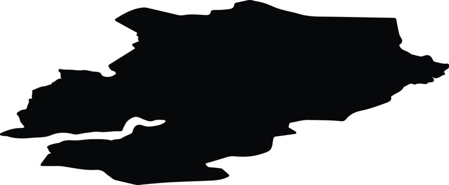 &Aring;rdal nor Norway silhouette map