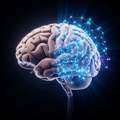 3d rendered illustration of human brain