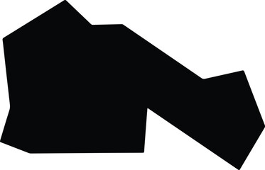 Obraz premium Ascurra Brazil silhouette map