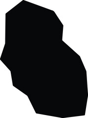 Asari Toru Nigeria silhouette map