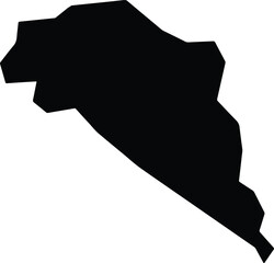 Asahi Japan silhouette map