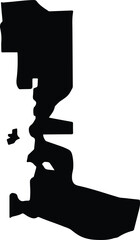 As Safra Yemen silhouette map