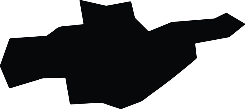 Arkalyk Kazakhstan silhouette map