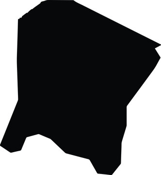 Aringa Uganda silhouette map