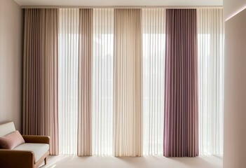 A room with a window and a curtain in it.