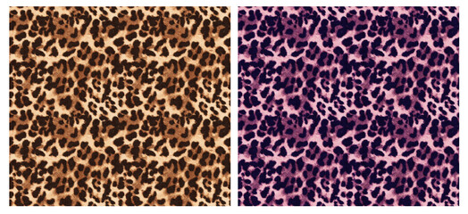 Leopard Cheetah skin seamless pattern Stylized Spotted Leopard Skin Background for Fashion,