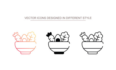 Food icon design with white background stock illustration