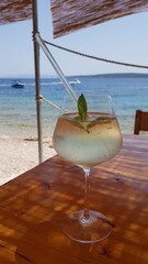Beach bar Hugo coctail 