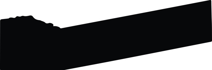 Arandis Namibia silhouette map