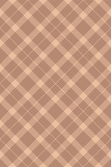 Pride check fabric textile, menswear pattern plaid tartan. Woman vector background seamless texture in orange color.