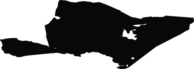 Baarle Nassau Netherlands silhouette map